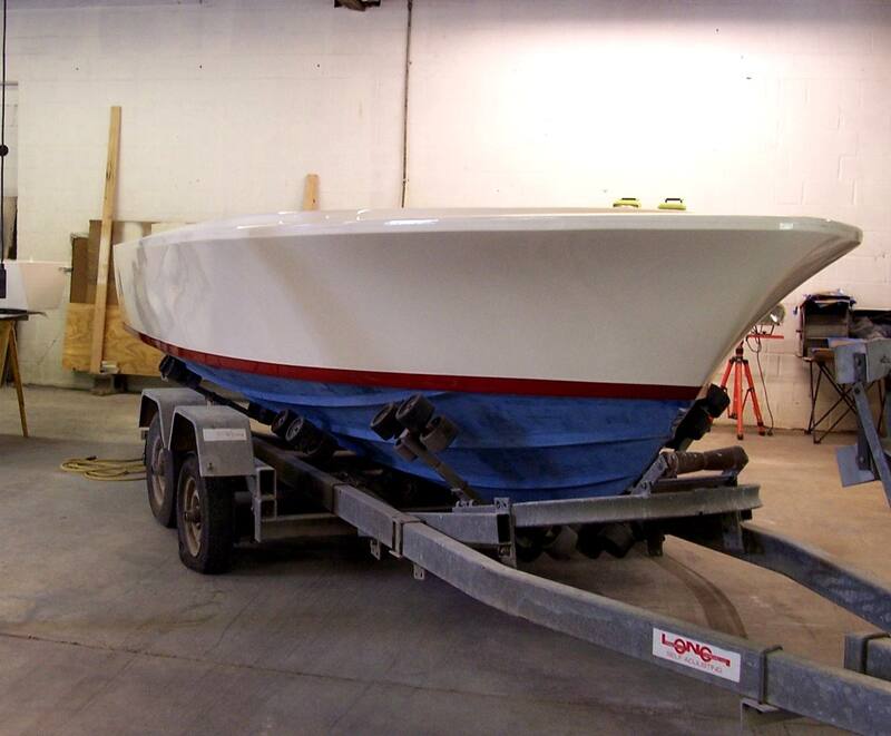 Hull finished in the shop